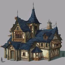 Pin By Julien On Epulet Medieval Houses Fantasy House Minecraft Medieval