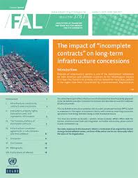 Der journalist über gendern in der sendung, seine studienzeit zeit: The Impact Of Incomplete Contracts On Long Term Infrastructure Concessions Digital Repository Economic Commission For Latin America And The Caribbean