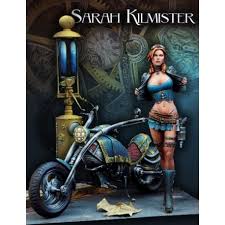 Sarah Kilmister Steam Wars Scale 75 Wayland Games In 2021 Fantasy Miniatures Biker Art Steampunk