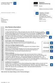Oktober 2005 die aufgaben der gesetzlichen rentenversicherung in deutschland. Rentenbescheid Richtig Lesen Versicherungskammer Bayern
