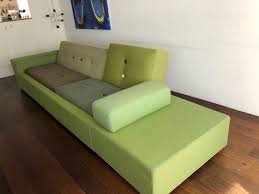 The polder sofa thus offers plenty of space to stretch out and relax, whether sitting or lying down. Lot Art Hella Jongerius Vitra Sofa