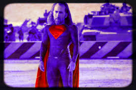 Nicolas cage, who was once famously set to star in superman lives, will voice the man of steel in the animated teen titans go! Remembering That Time A Long Haired Nic Cage Almost Played Superman And The Fever Dream Of 90s Movies Brobible