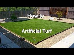 Part 1 Of A 3 Part Series Describing In Detail How To Install Artificial Grass This F Turf Installation Artificial Turf Backyard Installing Artificial Turf