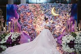 Kelvin And Yiyi S Opulent Wedding Bash In Kuala Lumpur Malaysia Starry Night Wedding Wedding Opulent Wedding