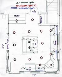 recessed lighting layout diagram
