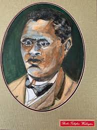 Portrait of Booker T. Washington by Royce Vaughn