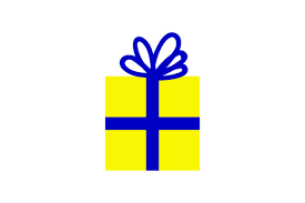 Download Yellow Christmas Present With Blue Bow Svg Cut File By Creative Fabrica Crafts Creative Fabrica SVG Cut Files