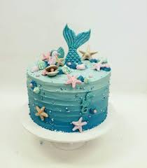Pasteles de sirena para niñas. Pin En Bizcochos