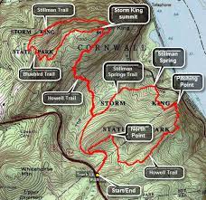 There is a loop around storm king mountain, and a larger loop in the south of the park, with the two loops being joined by a connecting trail. Catskill Hiker West Hudson Trails