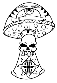 You can use our amazing online tool to color and edit the following trippy mushroom coloring pages. Skull Mushroom Cool Coloring Pages Skulls Drawing Skull Coloring Pages