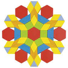 Geometric Wooden Pattern Blocks Pattern Blocks Wooden Pattern Geometric