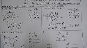 If each quadrilateral below is a square, find the missing. Lesson 41 Youtube