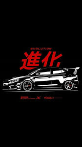 Evolution Jdm Cars Car Iphone Wallpaper Automotive Artwork