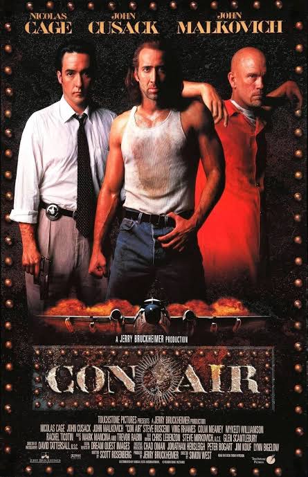 Con Air movie poster - 11" x 17" Nicolas Cage, John Cusack (style b)