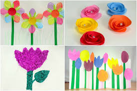 how to make paper flowers for kids