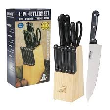 Amazon.com books has the world's largest selection of new and used titles to suit any reader's tastes. Masterchef 13 Piece Kitchen Knife Set W Wooden Storage Block Stainless Steel Walmart Canada