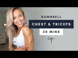 So, while the guys might focus on the horseshoe shape and thickness use this workout following training a larger muscle group, like deadlifts and back training, or squats and chest. Chest And Tricep Dumbbell Workout Jobs Ecityworks