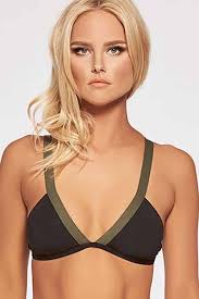 FERN AND BLACK FARRAH TOP by L'SPACE