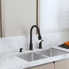 By keeping the dispenser filled with liquid soap, you've got soap at your fingertips whenever you have dishes or pots and pans to wash. Appaso Pull Down Single Handle Kitchen Faucet With Soap Dispenser Reviews Wayfair