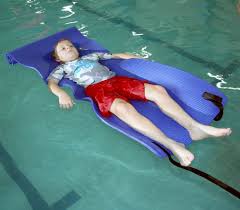 Image result for floating in pool cast on leg