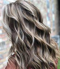 Dimensional Brunette Balayage Beach Waves Hair Style White Blonde Highlights Mygypsyhairstylist White Blonde Highlights Balayage Brunette Blonde Highlights