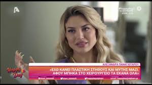 Για τις ανάγκες φωτογράφισης, η αλεξάνδρα ντύθηκε νύφη και πόζαρε μαζί με τον γνωστό κομμωτή τρύφωνα σαμαρά. H Ale3andra Panagiwtaroy Gia Tis Plastikes Epembaseis Youtube