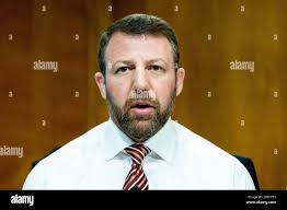 Washington, United States. 09th Mar, 2023. U.S. Senator Markwayne Mullin  (R-OK) speaking at a hearing of the Senate Environment and Public Works  Committee at the U.S. Capitol. Credit: SOPA Images Limited/Alamy Live