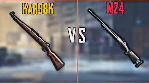 Pubg Mobile Kar98k Vs M24 Full Comparison Youtube