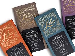 Lulu S Chocolates Updates Their Branding Chocolate Packaging Chocolate Packaging Design Beautiful Packaging Design