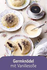 germknodel mit vanillesosse rezept rezept germknodel einfacher nachtisch frappuccino rezept