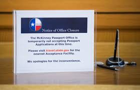 Despite District Clerk S Claims Of Retaliation Collin County Passport Office Permanently Closed