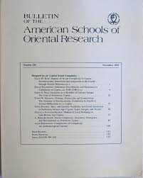 The organization also publishes near eastern archaeology magazine, a quarterly that reports recent research for both popular and professional. Bulletin Of The American Schools Of Oriental Research November 1993 Number 292 Various Authors James W Flanagan Amazon Com Books
