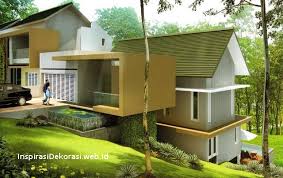 Dengan melengkapi fasilitas dan sarana umum seperti lahan parkir dan perbaikan kondisi jalan menuju lokasi, diharapkan dapat meningkatkan sumber pendapatan daerah dan penduduk sekitar. Ide 25 Desain Rumah Ditanah Miring