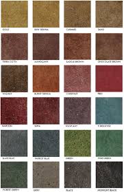 Stained Polished Concrete Color Chart Home Decor