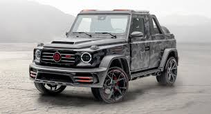 Mansory S Two Door Star Trooper Pickup Is A G63 Unlike Any Other Carscoops Mercedes Benz G Class Mercedes Amg Benz G Class