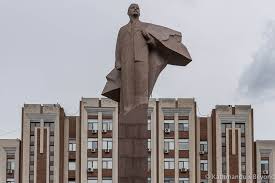 Tiraspol is landlocked, and largely closed off from the outside world, due to a lack of transcontinental infrastructure. Monument To Vladimir Lenin In Tiraspol Transnistria