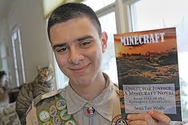 Eagle Scout Sean Fay Wolfe Writes Minecraft Novel