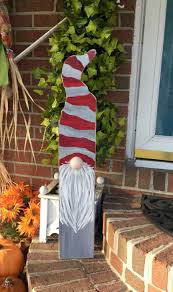 Gnome Farmhouse Primitive Porch Decor Christmas Signs Wood Christmas Decorations Christmas Wood Crafts