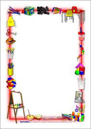 School Themed A4 Page Borders Sb3893 Sparklebox Page Borders Clip Art Borders Borders For Paper