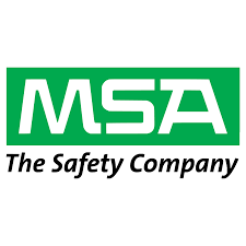 Red social distancing logo safety icon vector. Msa Logo Safety Download Vector