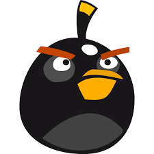 Angry Bird Black Icon Angry Birds Iconset Femfoyou Angry Birds Angry Birds Movie Cartoon Silhouette