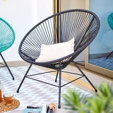 mobilier de jardin pas cher gifi fauteuil terrasse chaise terrasse fauteuil design