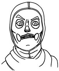 Coloring Pages Most Popular Fortnite Skins Morning Kids