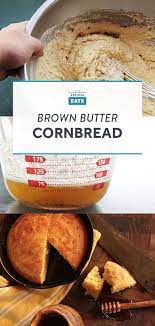 Moist And Tender Brown Butter Cornbread Recipe Recipe Brown Butter Corn Bread Recipe Butter Cornbread Recipe