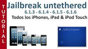 Apple's mobile operating system, ios, runs the iphone, ipad, and ipod touch devices. Como Hacer Jailbreak Ios 6 1 3 6 1 4 6 1 5 6 1 6 Iphone Ipad Ipod Touch Zonadock Foro
