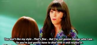 When Someone Gives You The Side Eye Jessica Day New Girl Girl Quotes