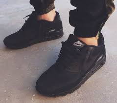 Black Airmax 90 Sneakers Fashion Nike Shoes Women Nike Free Shoes