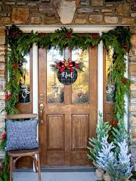Easy and affordable front porch decor ideas you can do to create a welcoming curb appeal for your home using a plaid rug, rocking chairs and some paint. 62 Best Christmas Front Porch Decorating Ideas Hgtv