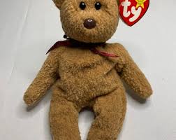 Vintage Ty Beanie Bear Curly