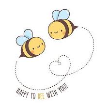 Here presented 54+ bee drawing step by step images for free to download, print or share. Cute Happy To Bee With You Sticker By Rustydoodle In 2021 Cute Doodles Bee Drawing Cute Drawings